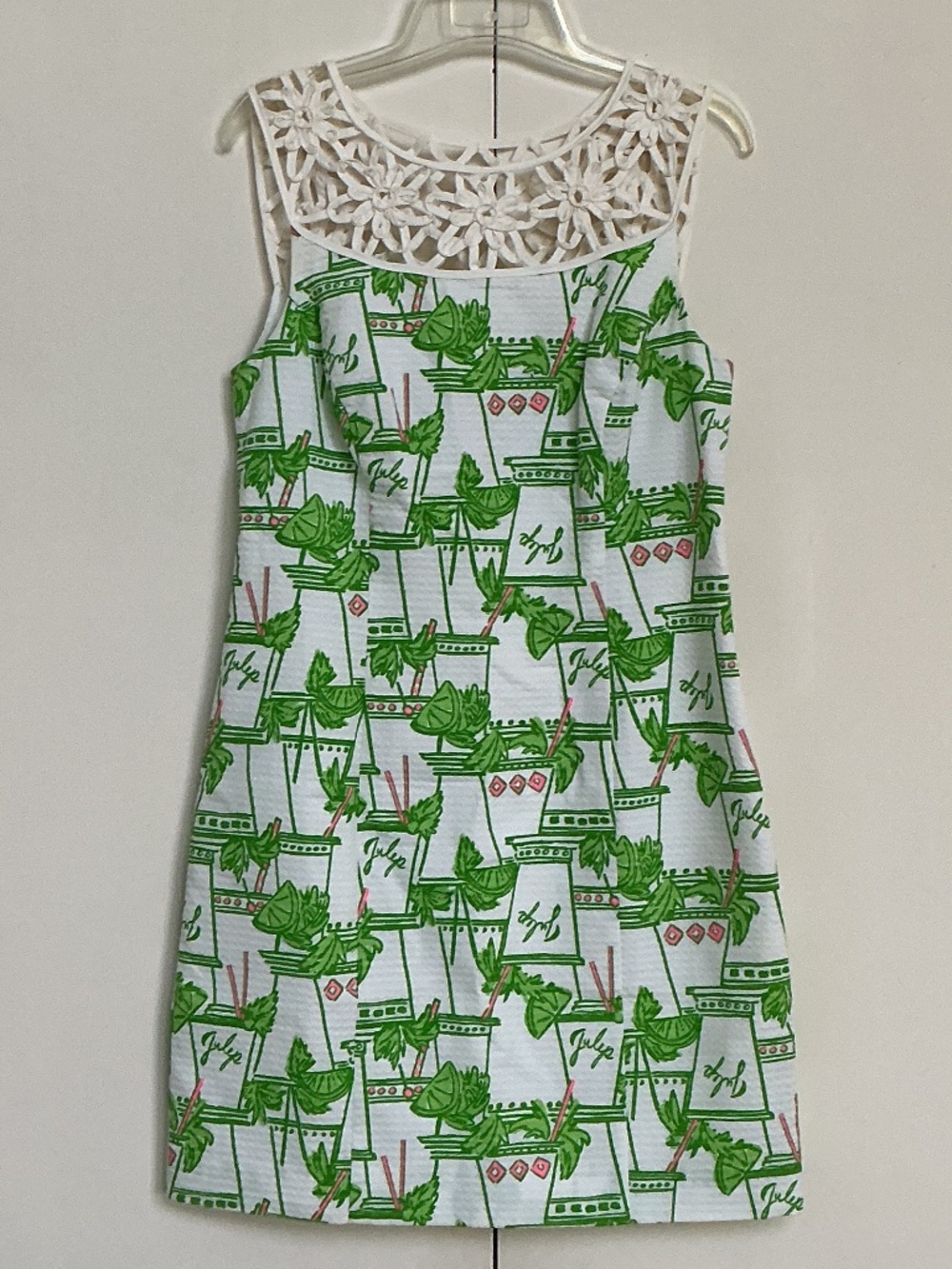 Lilly Pulitzer sz 8 Lacina Dress Just Add Mint